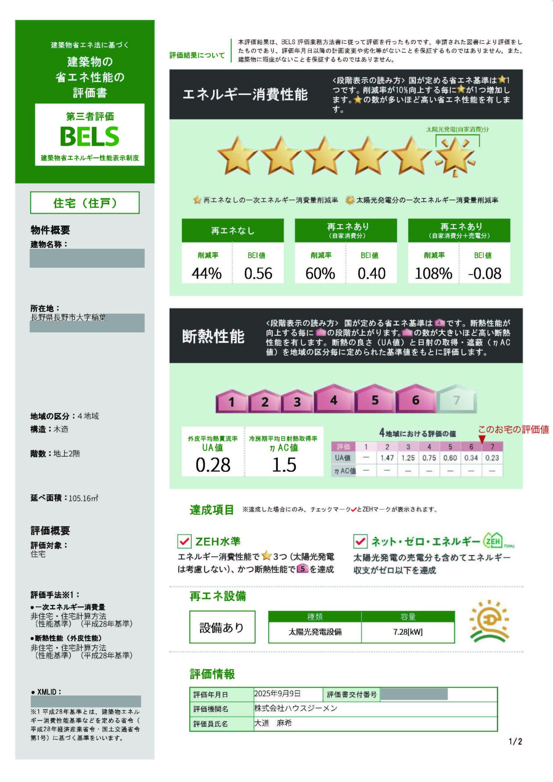 第三者機関によるBELS評価